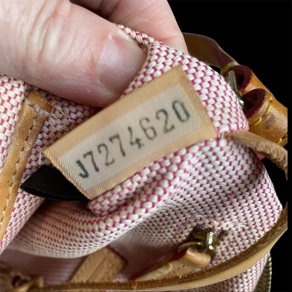 Dooney & Bourke Red and Tan Crossbody Bag - Picture 7 of 9